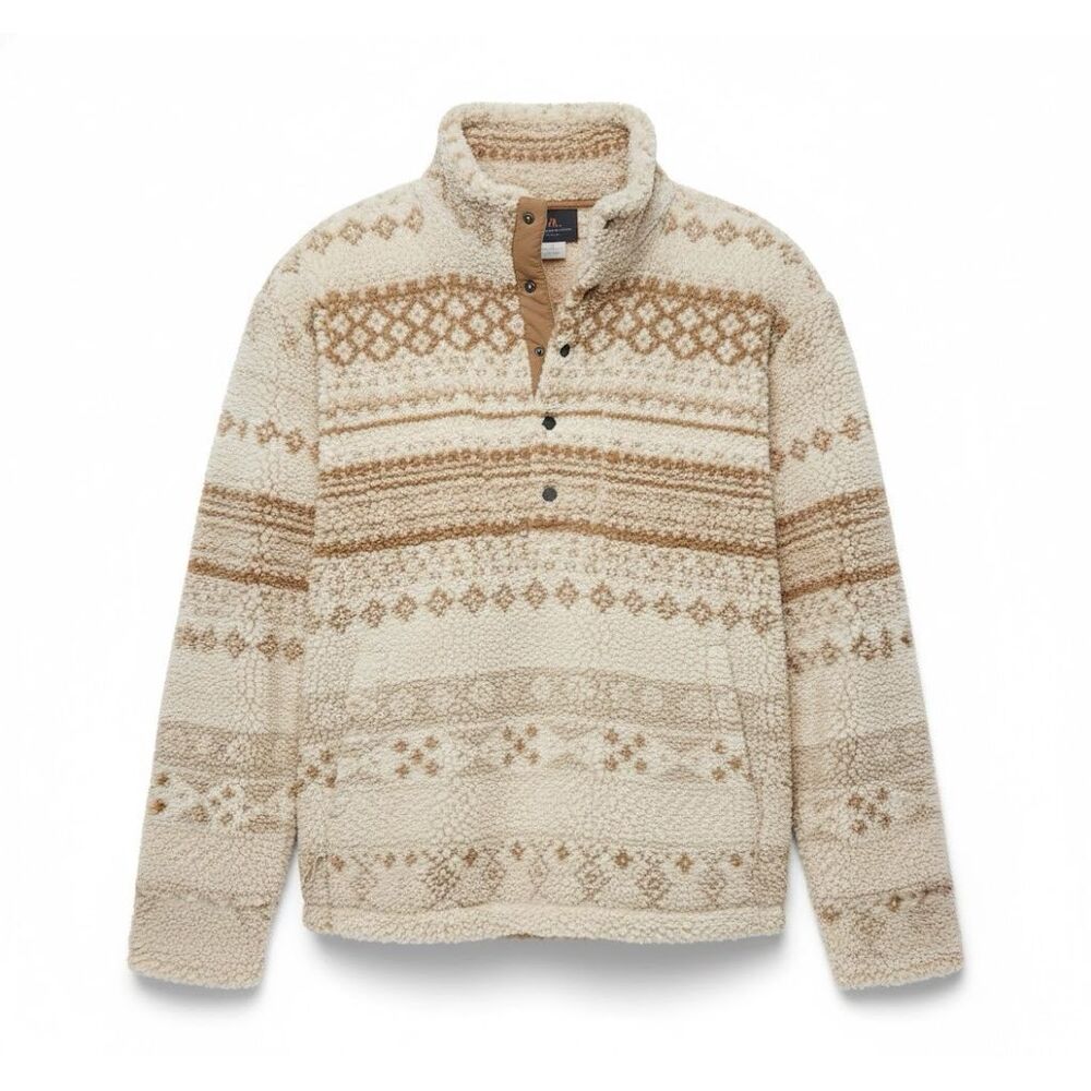 Alpine Design Cream and Tan Teddy Jacket
